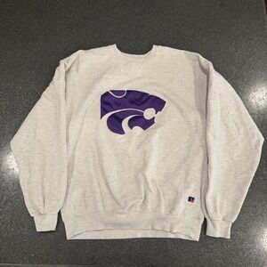 Vintage Russell Athletics Kanas State Wildcats Crew Neck XL USA Embroidered